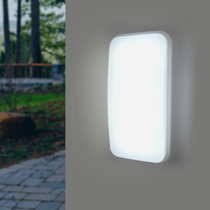 Aplique LED rectangular 20w ip65 (pack de 10) - blanco neutro 400