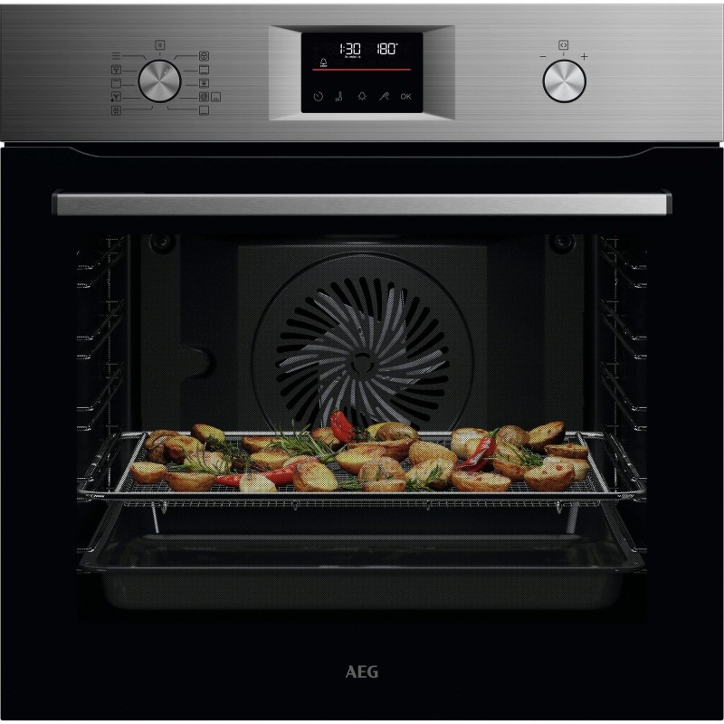 Horno AEG os6pb51am 71 l sensecook airfry a+ limpieza pirolítica