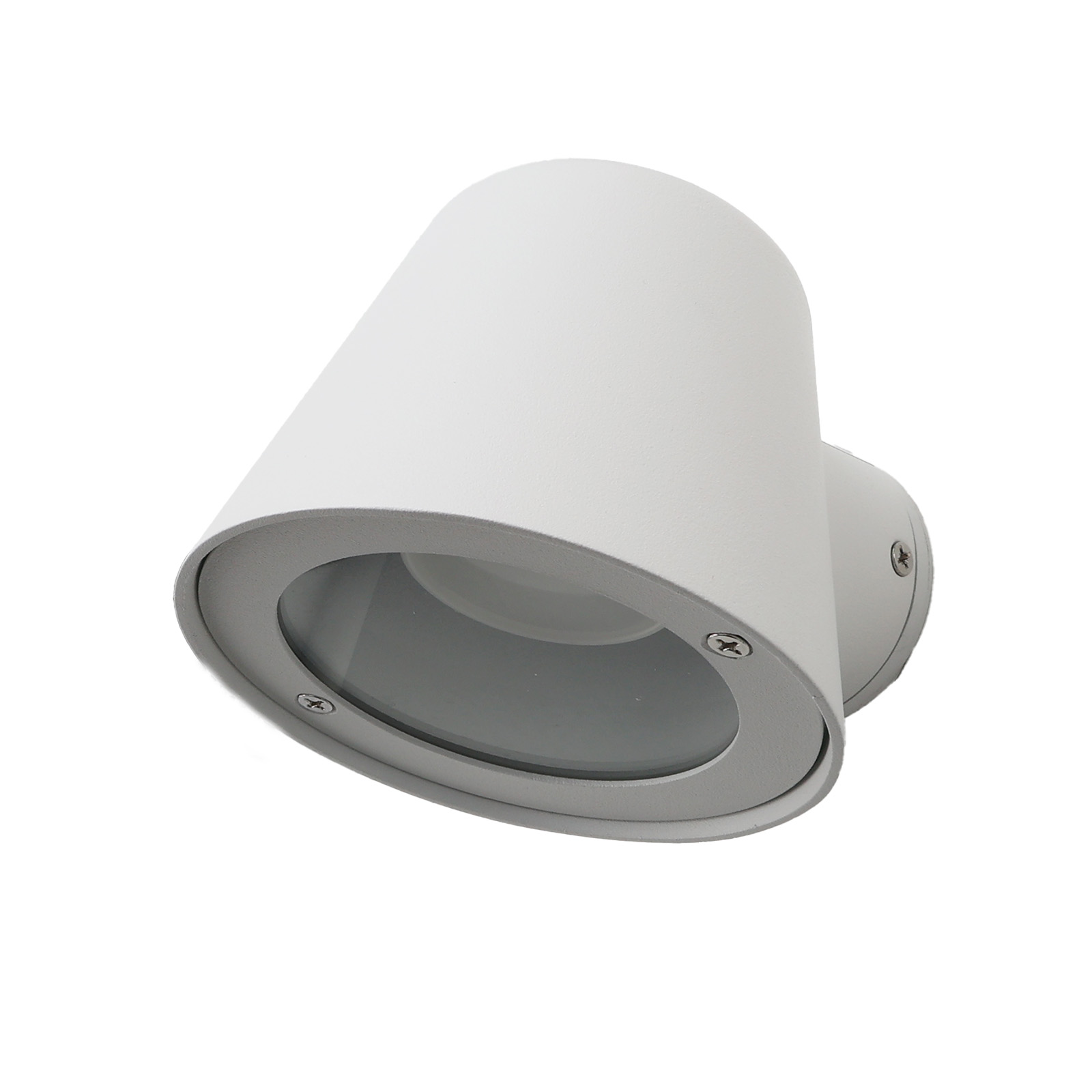 Lámparas LED aluminio blanco exterior, ip44, gu10 5w