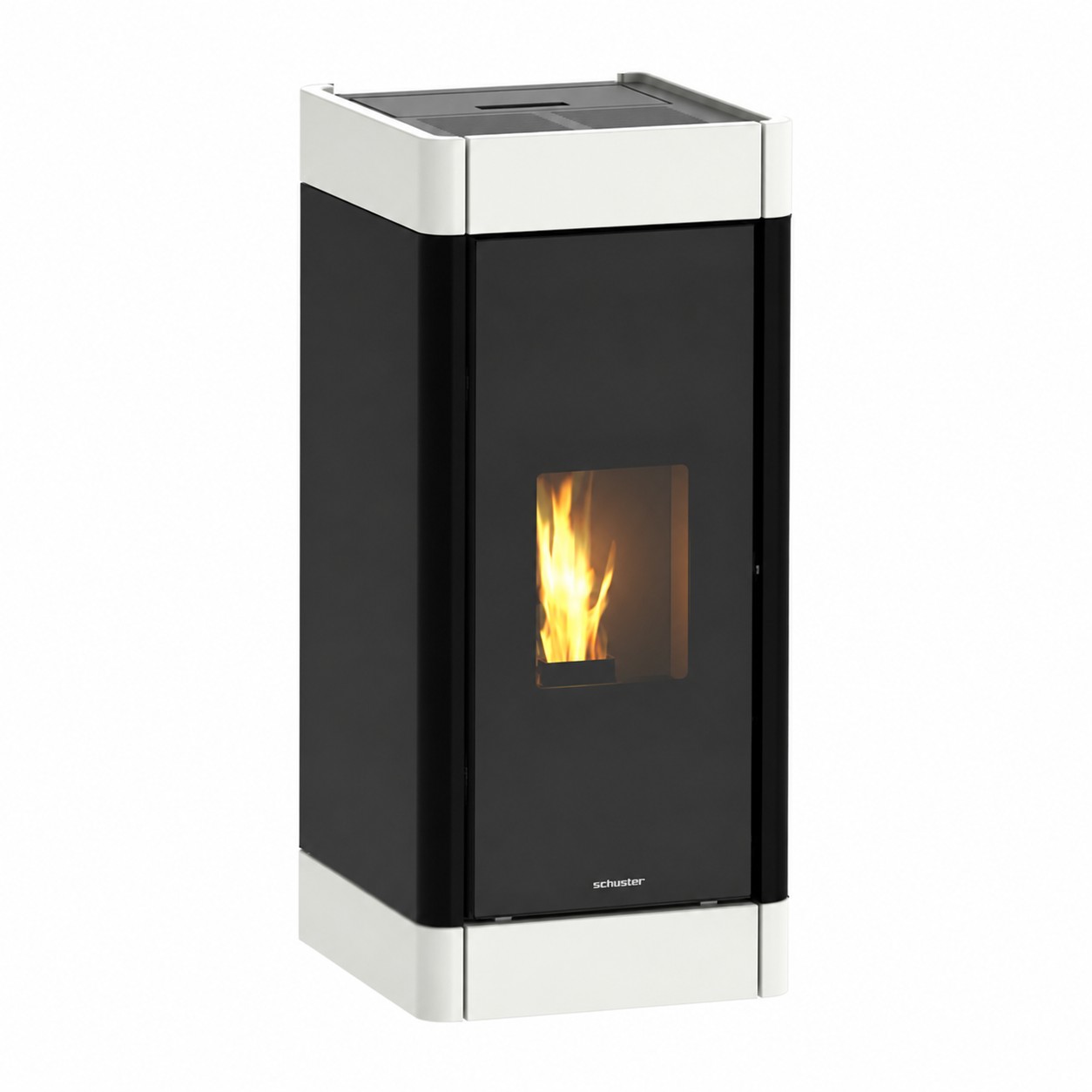 Estufa de pellets clea au de 11 kw blanca