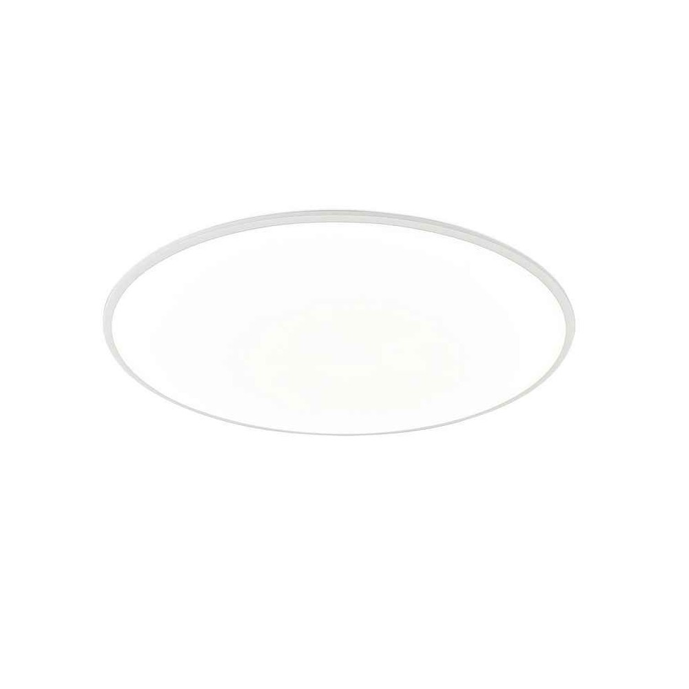 Mantra plafón LED redondo ultrafino slim 50w, blanco ø46cm