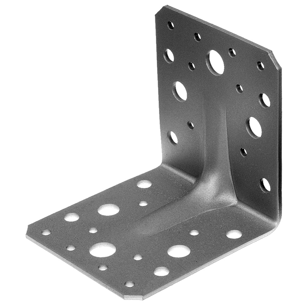 Escuadra de ensamblaje con nervio caras iguales 100 x 100 x 90 mm