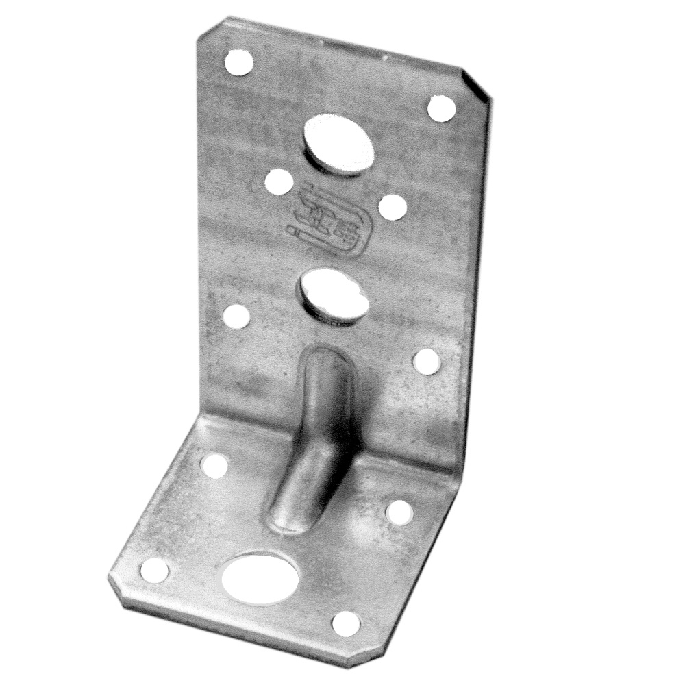 Escuadra de ensamblaje con nervio caras desiguales 90 x 50 x 50 mm