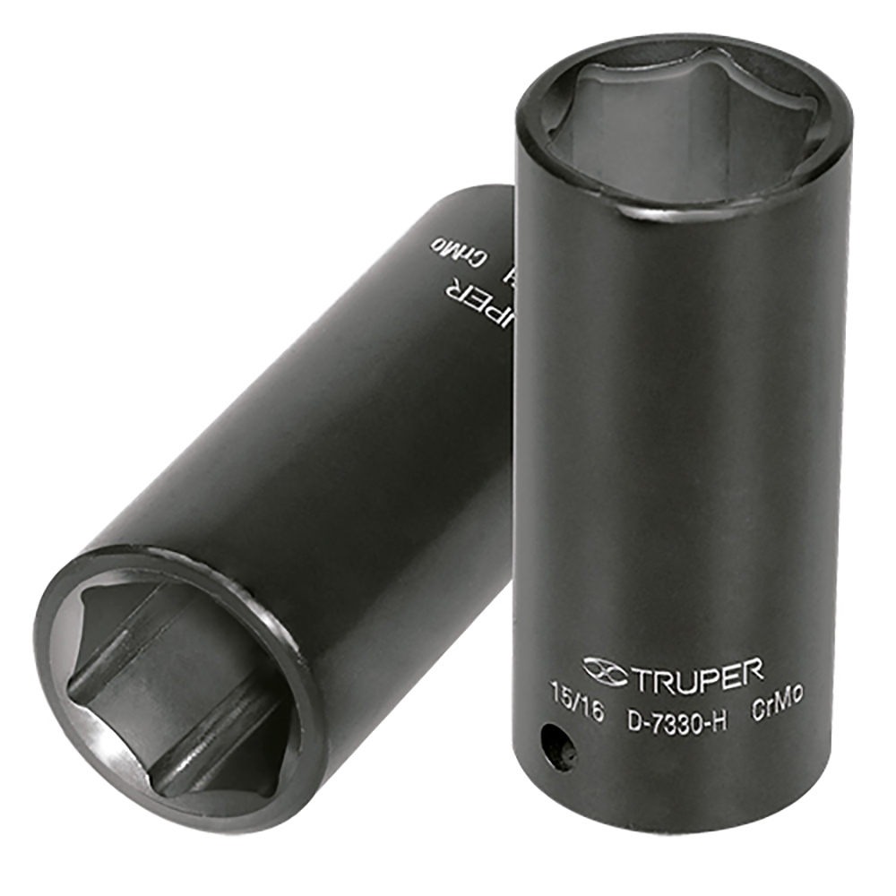 Llave vaso de impacto larga, cuadro 1/2" - 20 mm