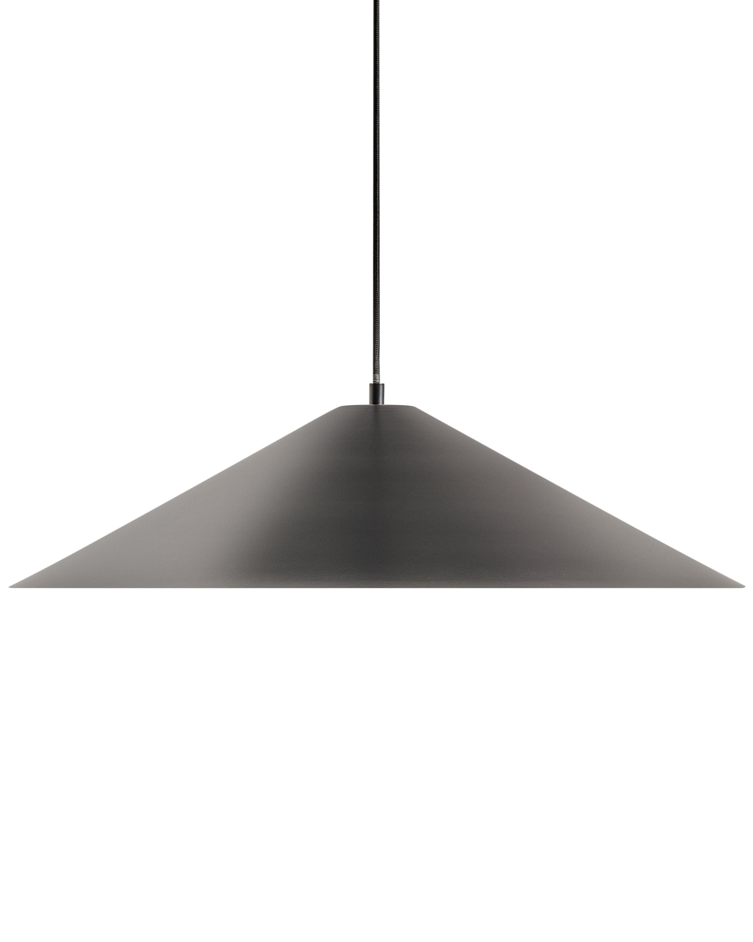 Lámpara colgante raspaculo metal negro