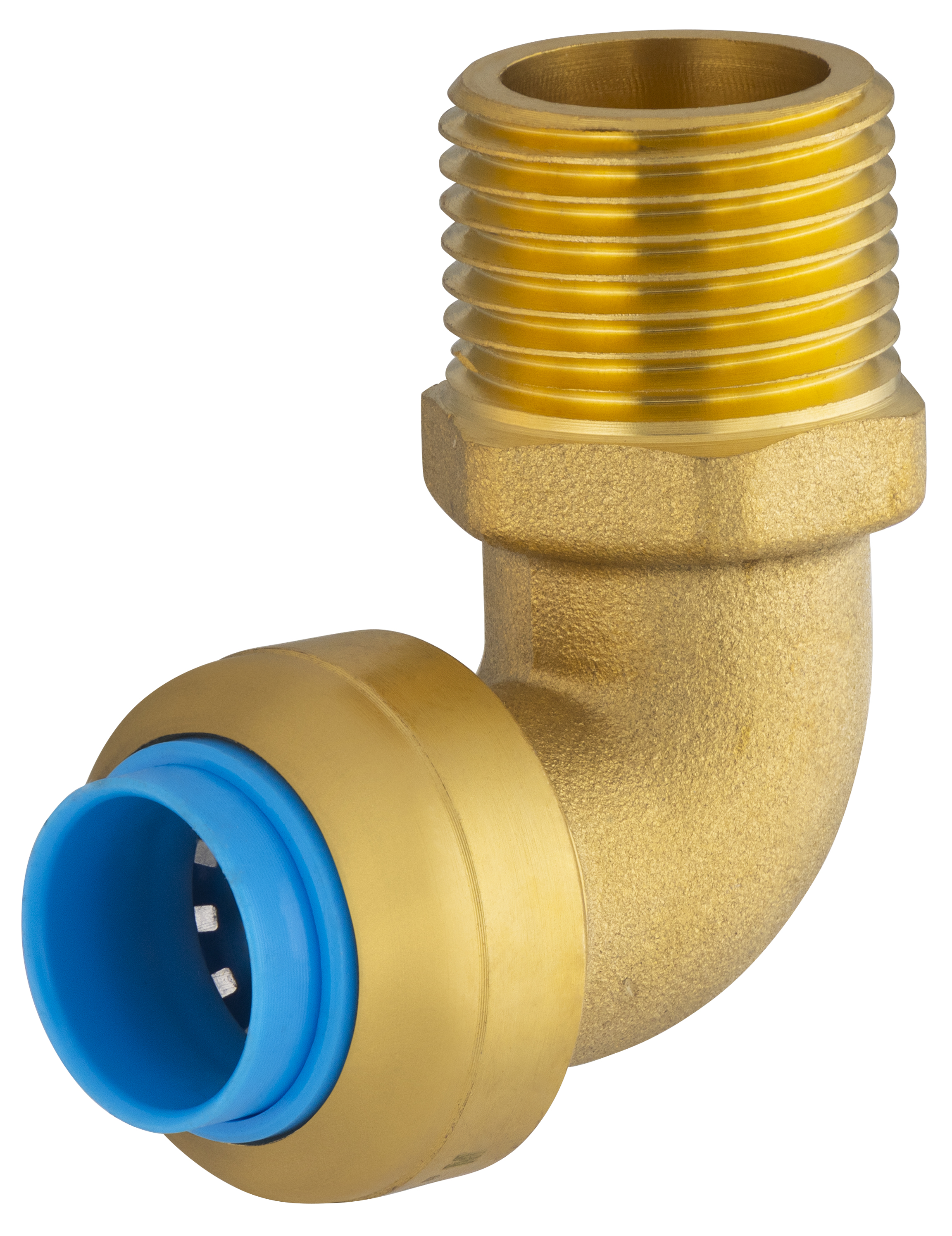 Conector automático universal codo ø14 macho (1/2) tout push