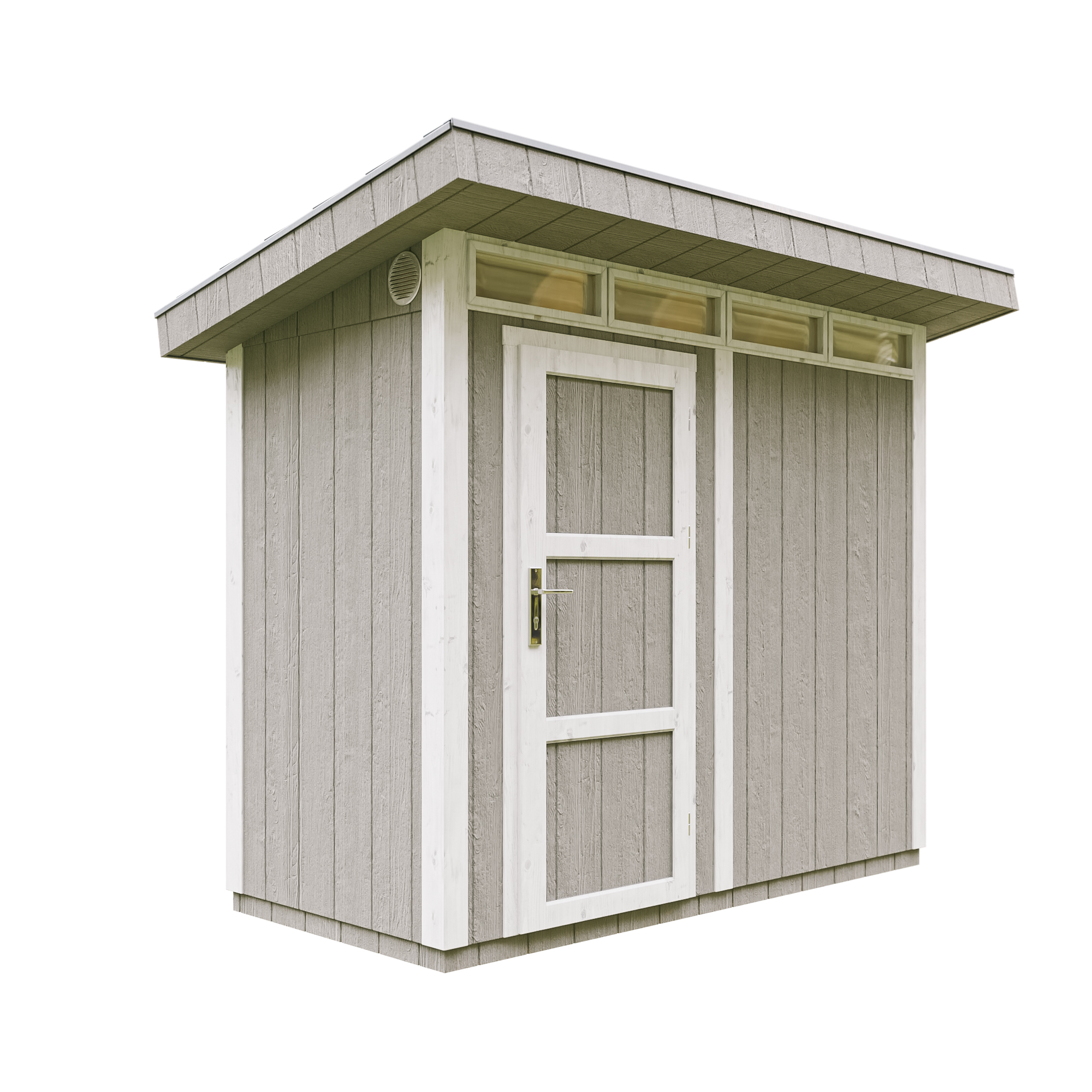 Caseta de jardín Timbela m901-tundra grey, 3 m², premium, 161×294 cm