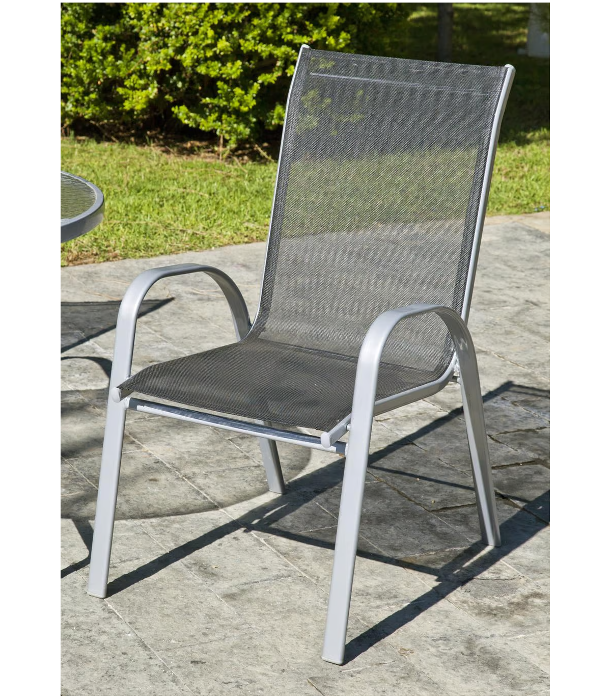 Pack de 2 sillones apilables para jardín y terraza