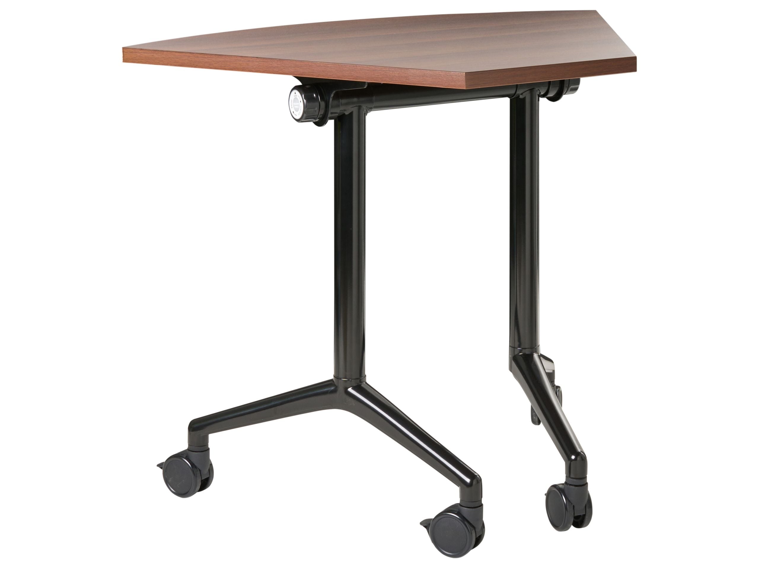 Módulo de escritorio esquinero plegable cavi 90 cm 64 cm marrón oscuro