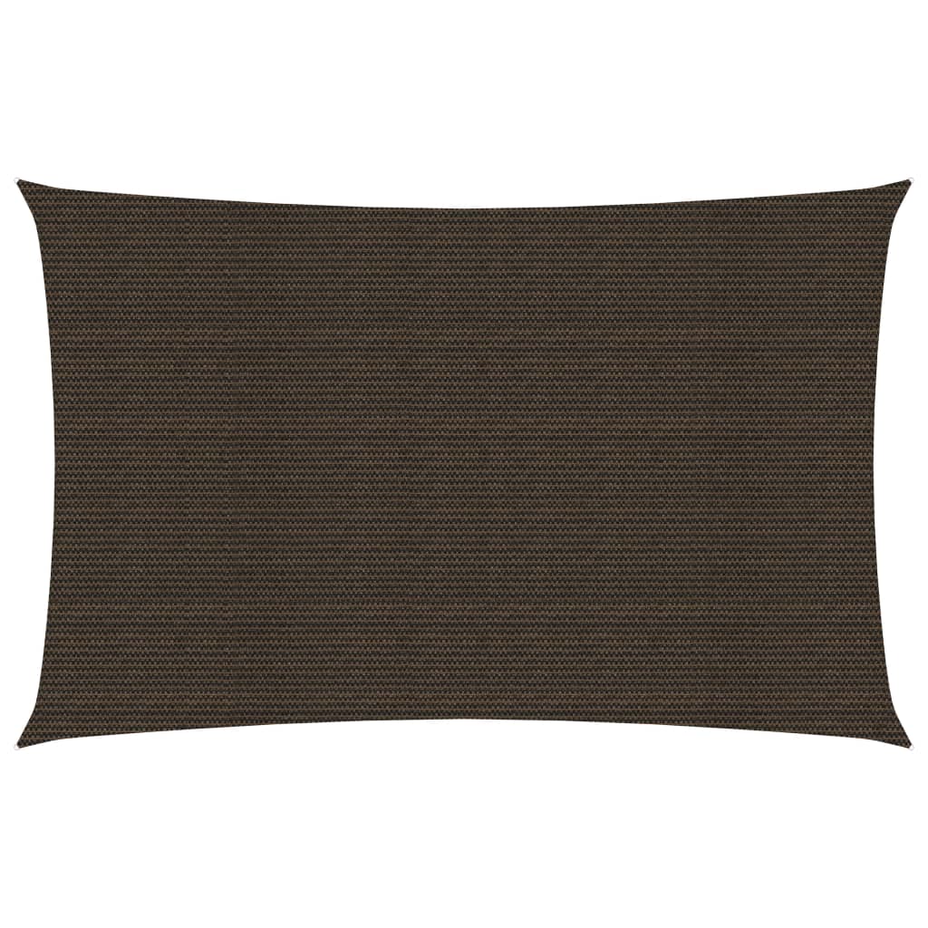 Vela de sombra 160 g/m² marrón 3 x 6