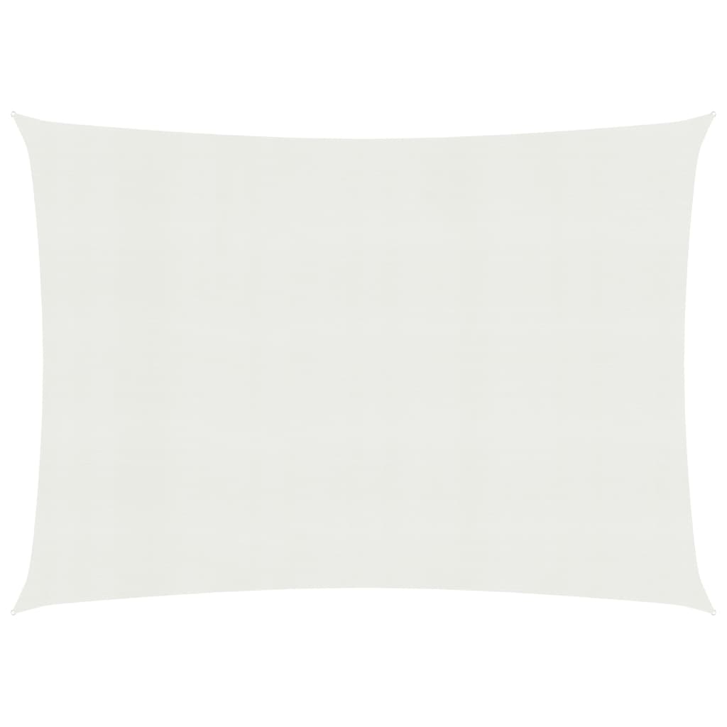 Vela de sombra 160 g/m² blanca 3,5 x 5