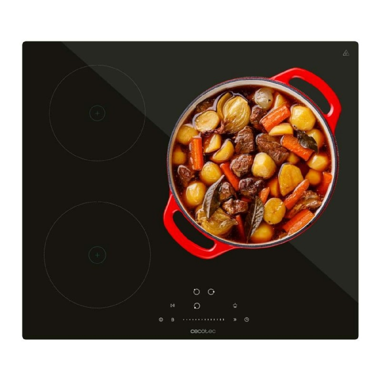 Cecotec placa de inducción 3 fuegos bolero squad i 3200 potencia máxima
