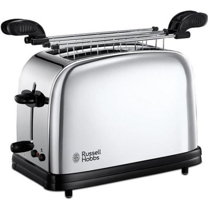 Tostadora 2 ranuras 1200w acero inoxidable - russell hobbs - 23310-57