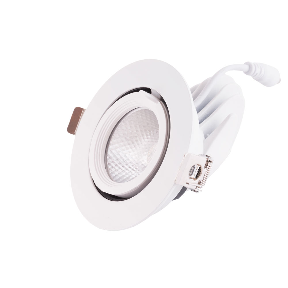 Foco downlight LED 7w 1050lm 4000ºk circular orientable 40.000h [ho-cob-c