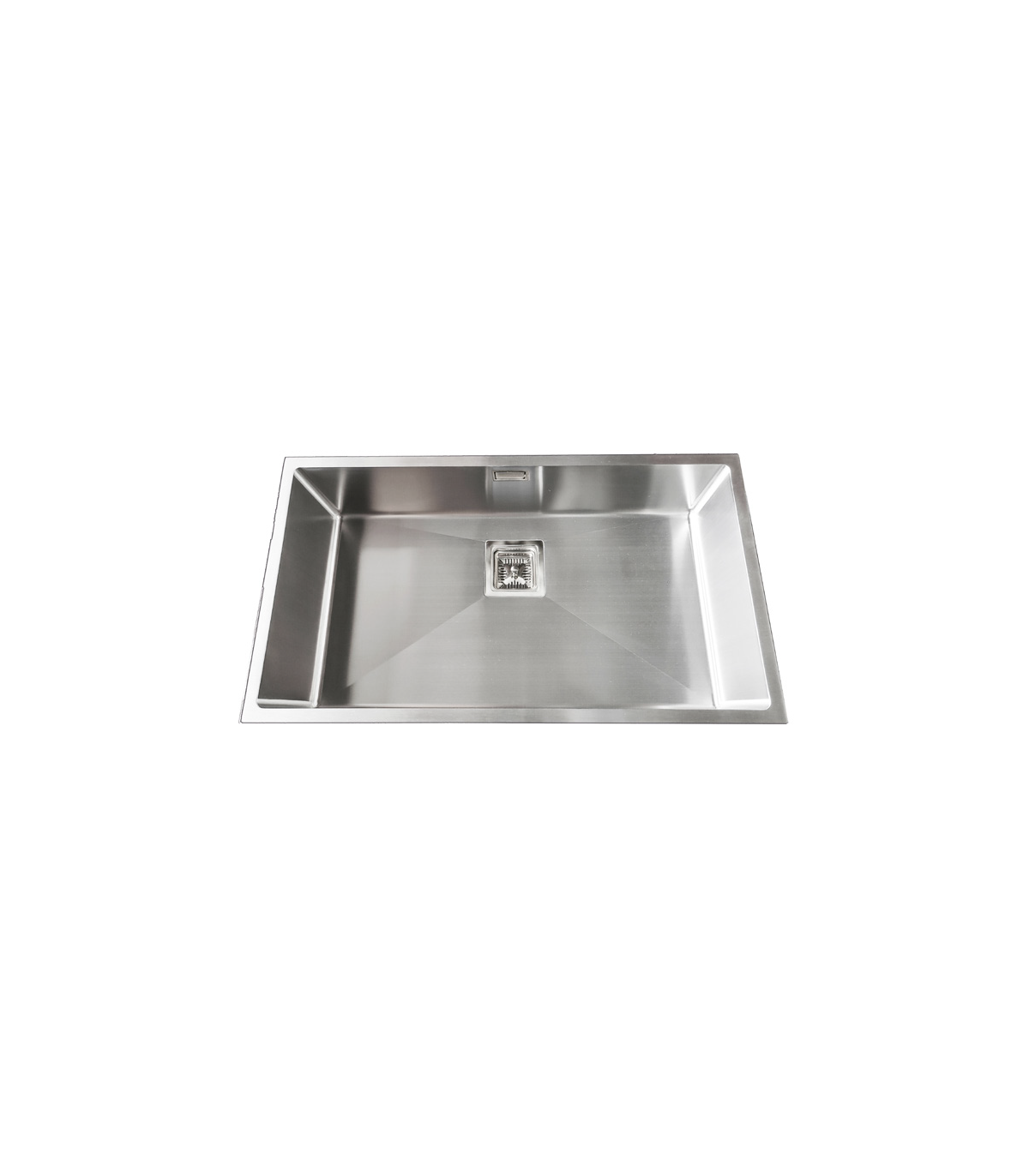 Fregadero de un seno en inox con diseño moderno y duradero