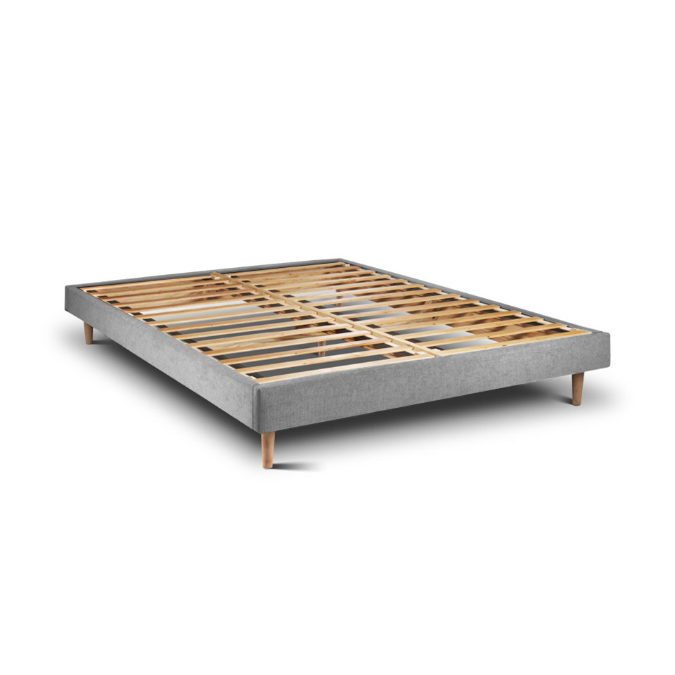 Estructura de cama tribu cement 200 x 150 cm altura 30 cm indream