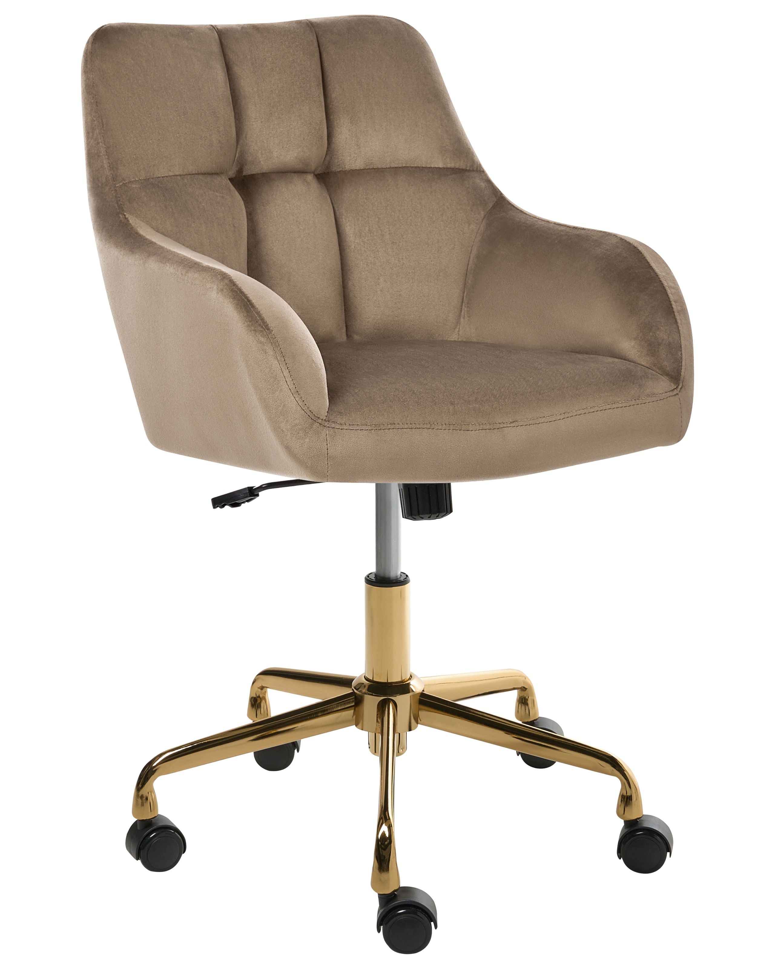 Silla de escritorio palmdale terciopelo gris pardo