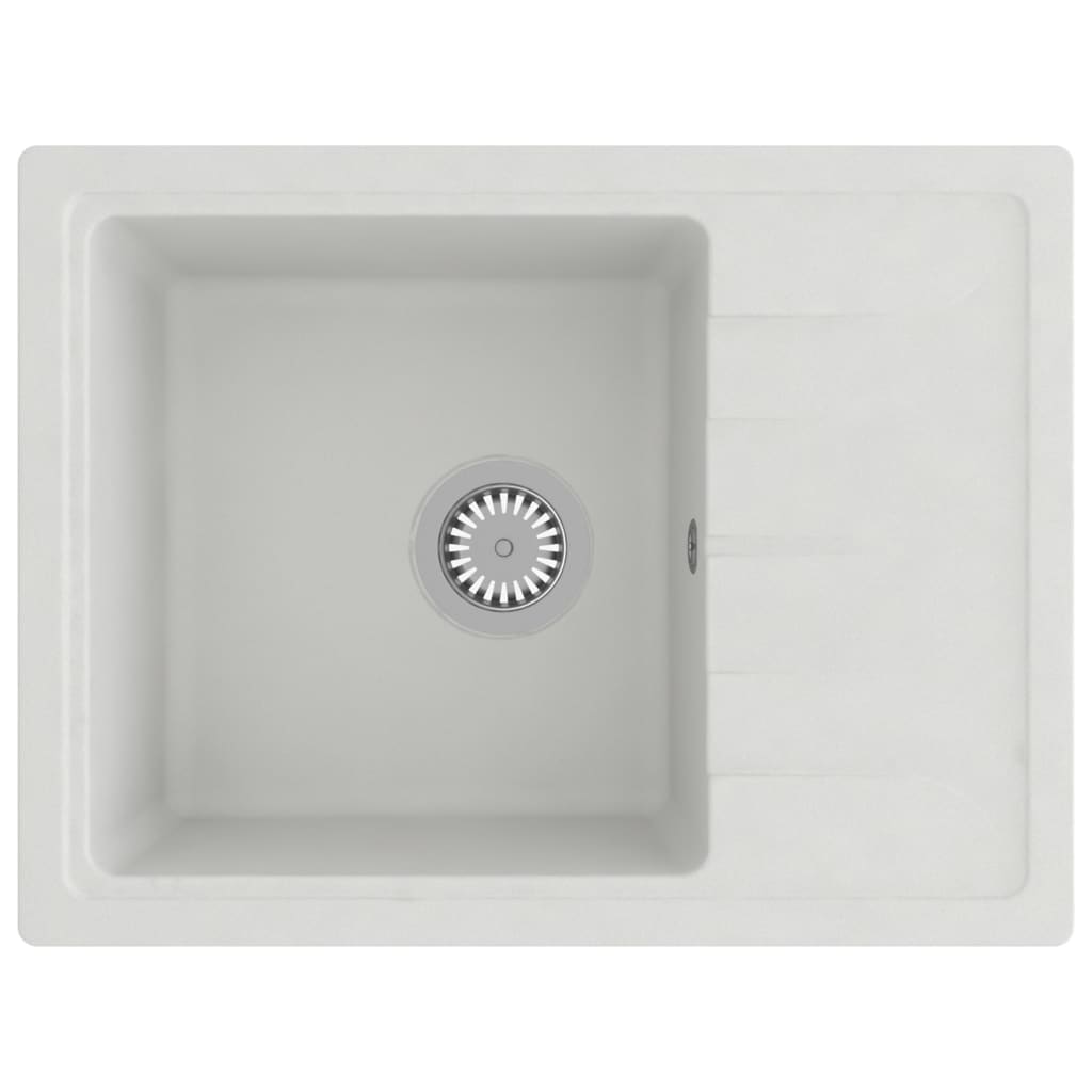 Fregadero de cocina con rebosadero 58 x 44 cm