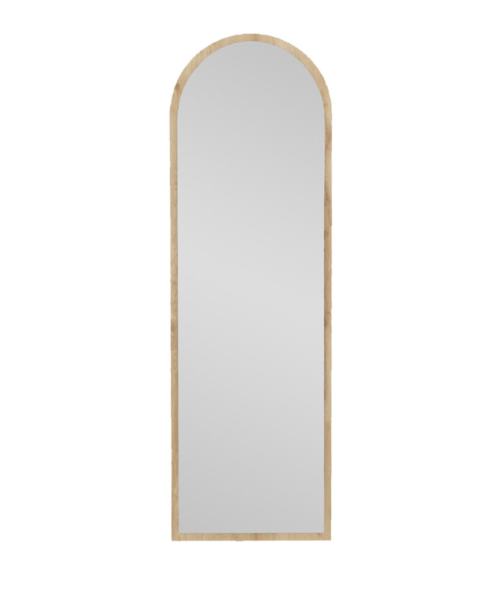 Espejo de madera <<emma>> - 50 x 160 cm - beige