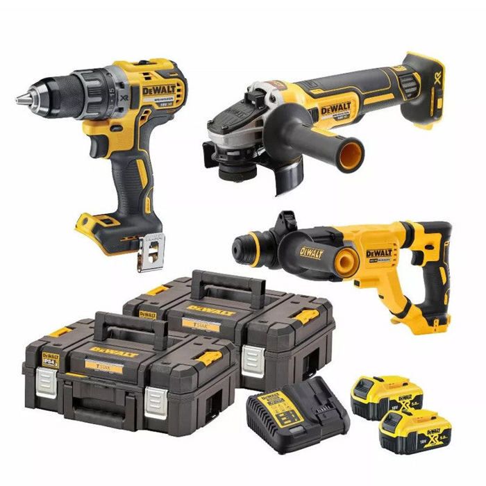 Dewalt 18v 5ah li-ion sin escobillas xr kit de 3 herramientas - dck327p2t-q