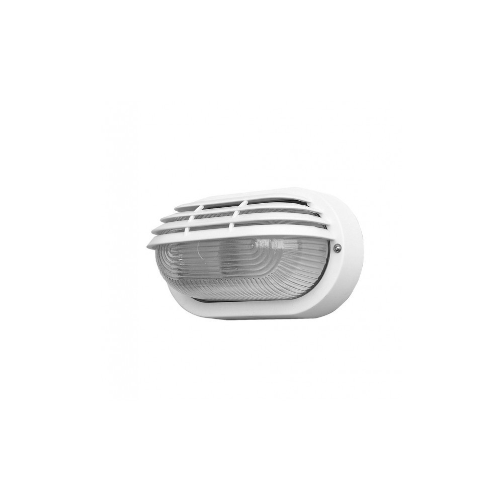 Aplique exterior - canopus - policarbonato blanco - ip44 - E27