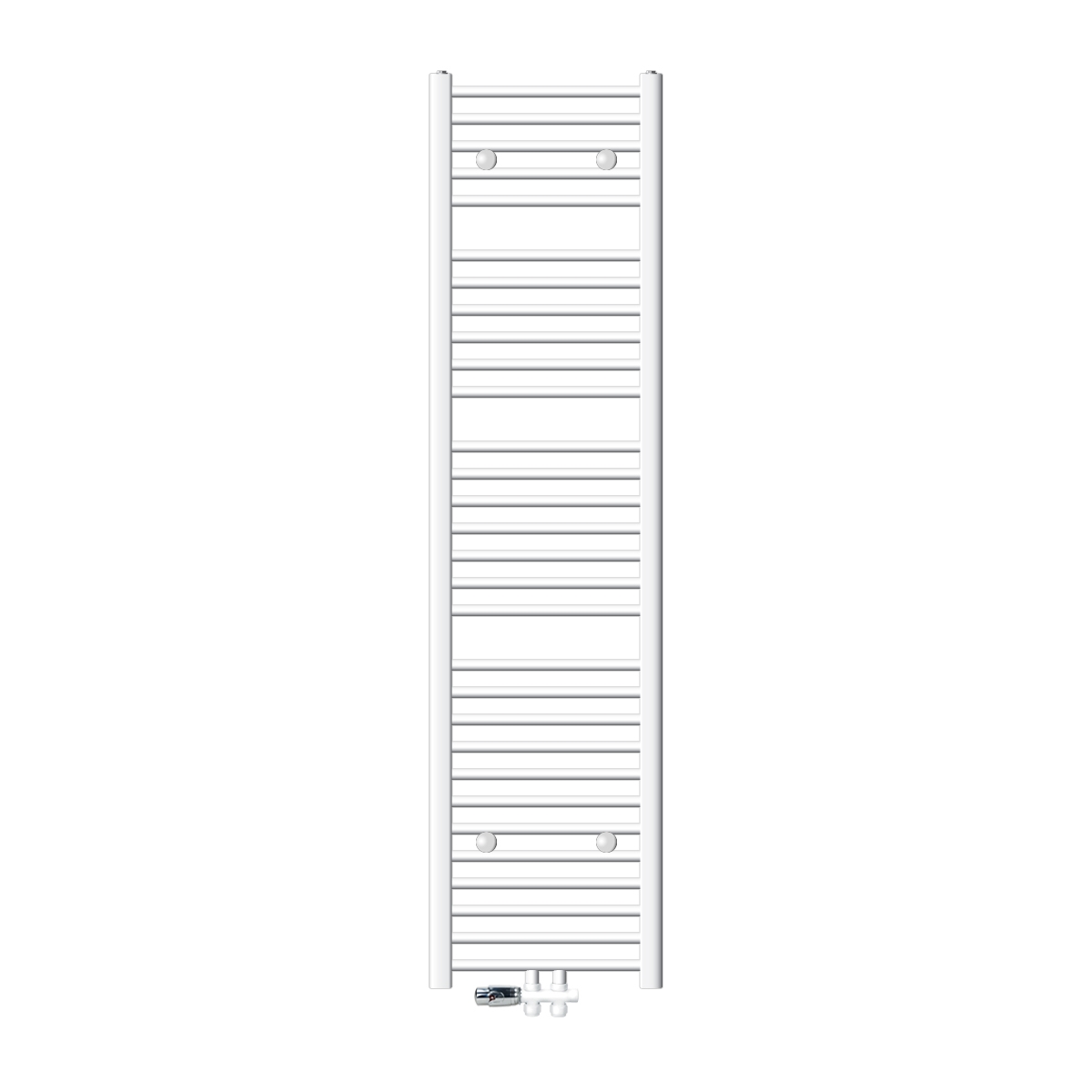Radiador toallero de baño sahara 400 x 1800 mm blanco