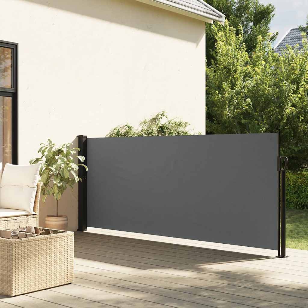 Pantalla de jardín, toldo lateral retráctil antracita 117x300 cm ety5264804