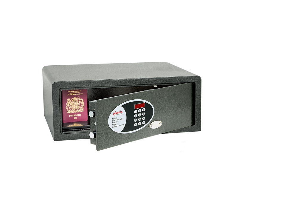 Caja fuerte hotelera phoenix dione ss0311e con cerradura electrónica