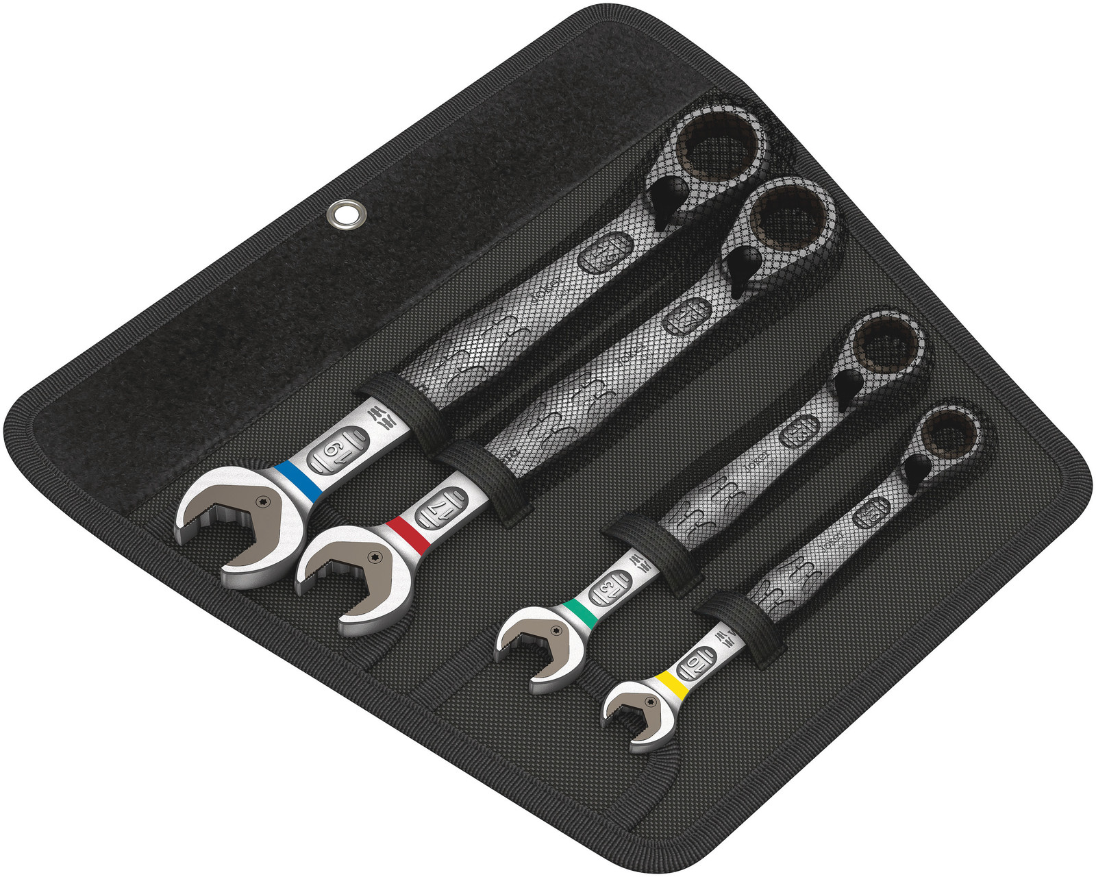 Juego de llave combinada hexagonal con carraca 6001 joker switch 4 set 1
