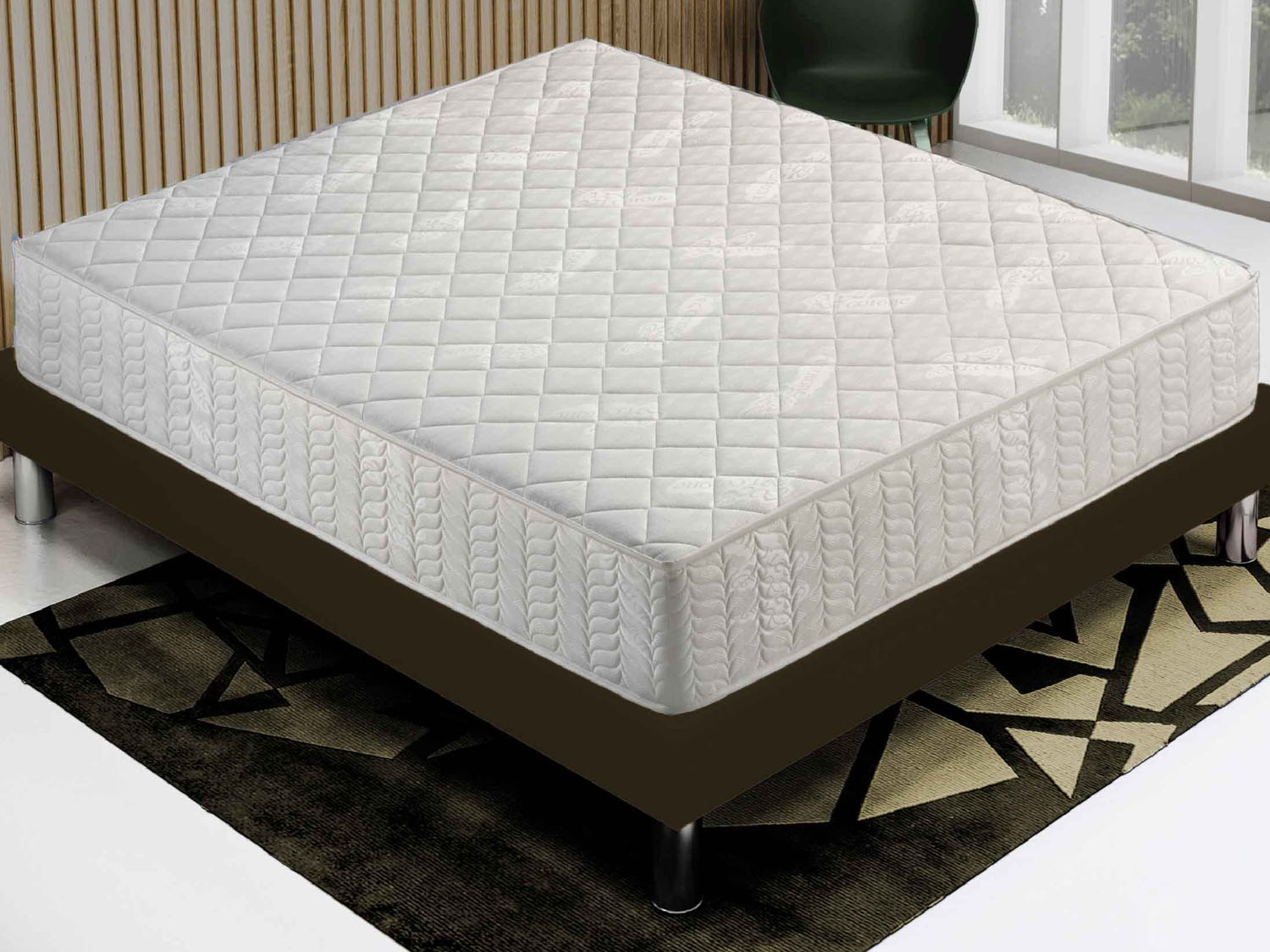Colchón 140x200 de espuma hr altura 20 cm 13 zonas de confort