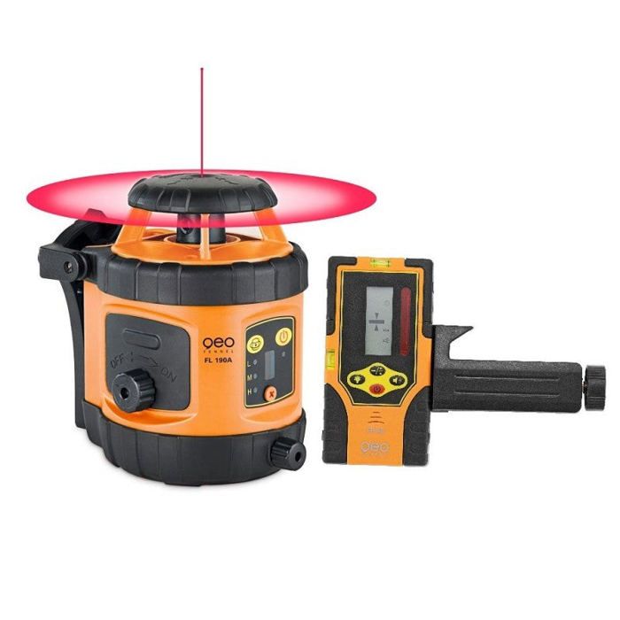 Nivel láser giratorio automático geo fennel fl 190a - alcance 400 m, autono