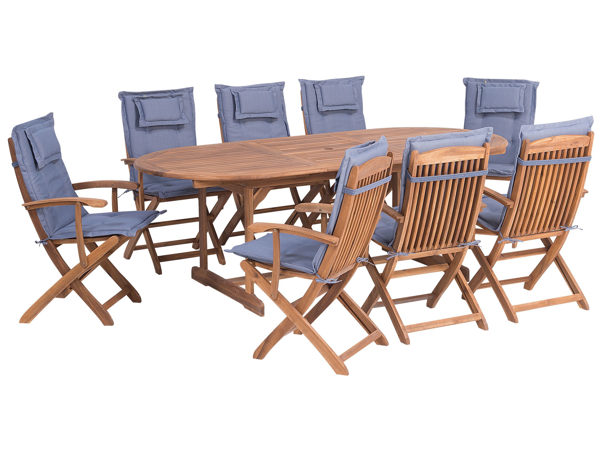 Conjunto de comedor marrón maui