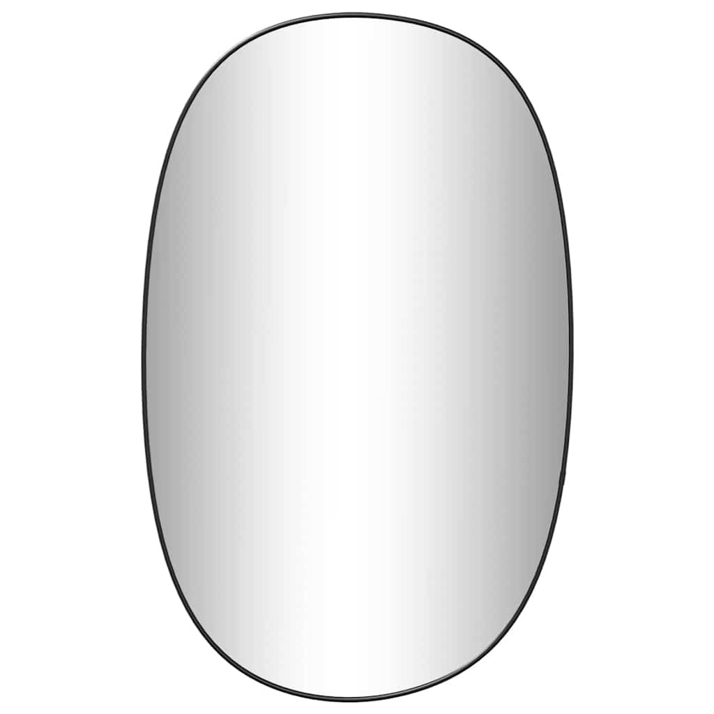 vidaXL espejo de pared negro 70x45 cm