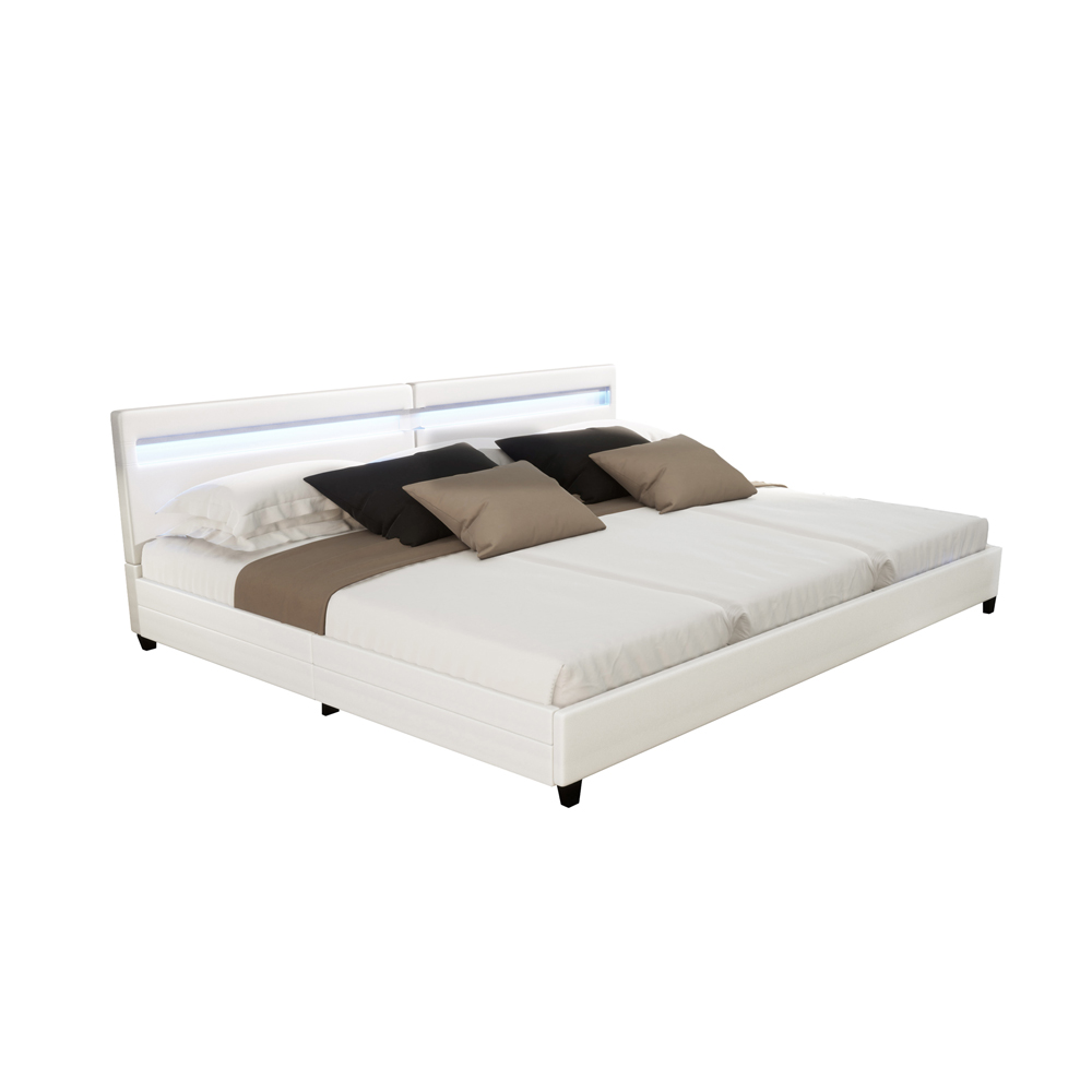 Cama familiar con cajones nube - 270 x 200 cm con colchón blanco