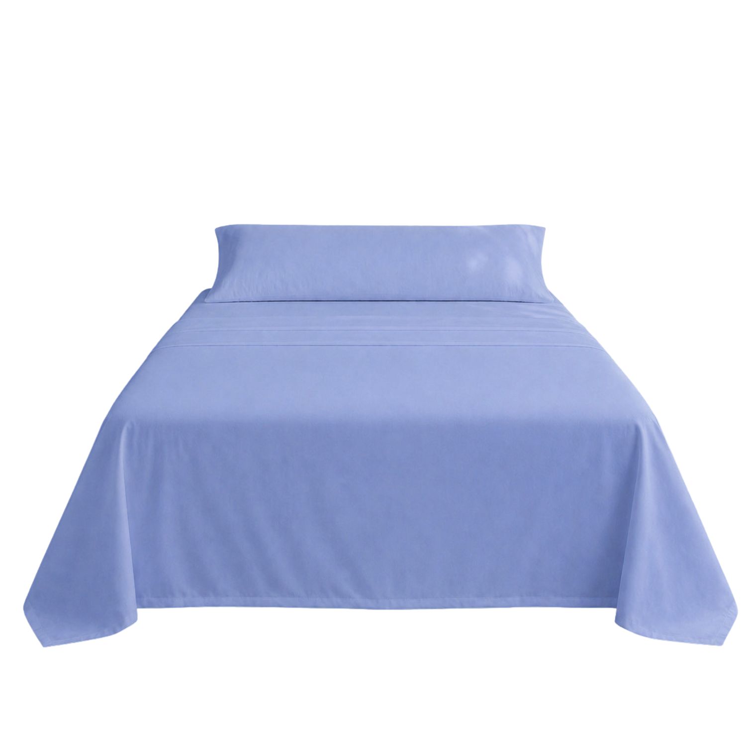 Juego de sábanas azul cama 135cm 144 hilos donegal collections