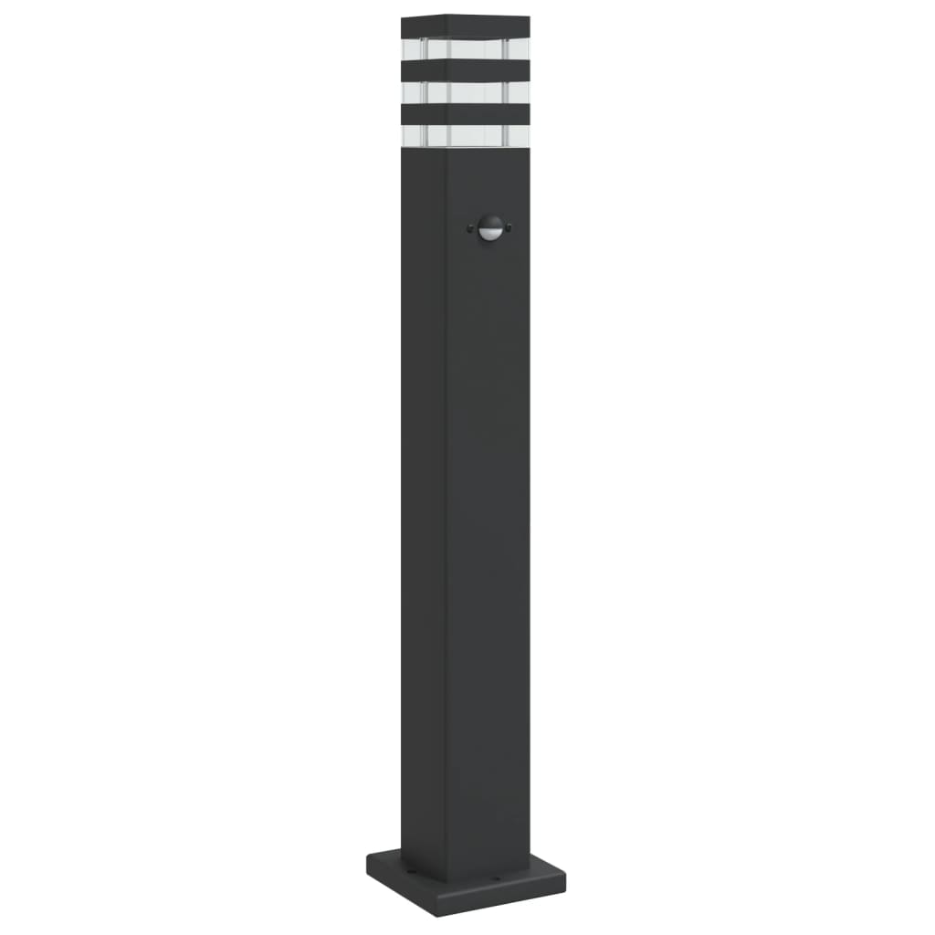 Lámpara de pie para exteriores con sensor 80 cm