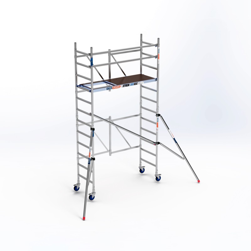 Andamio plegable Xtrem 75x190 4,70 m at con estabilizadores