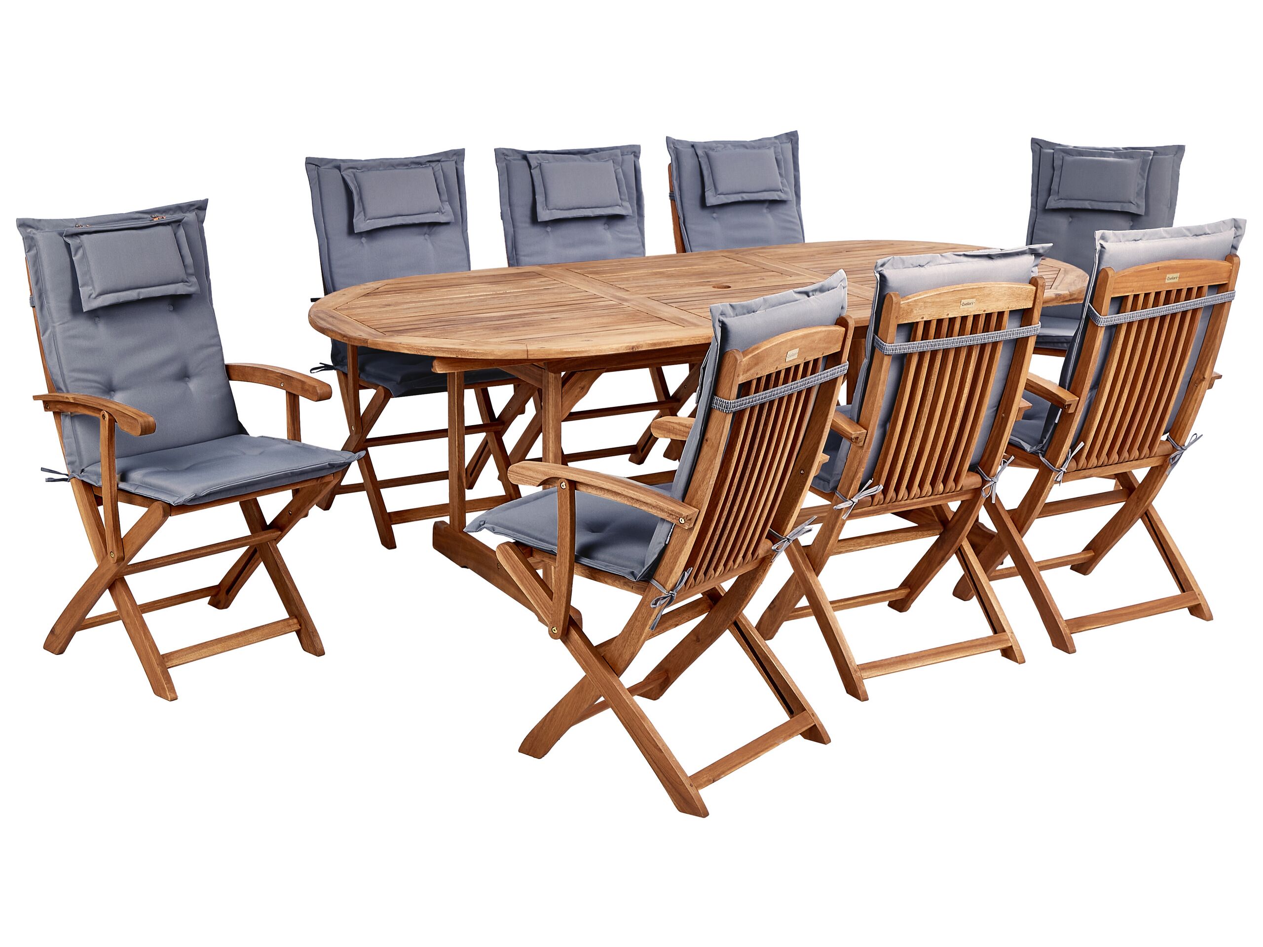 Conjunto de comedor marrón maui ii