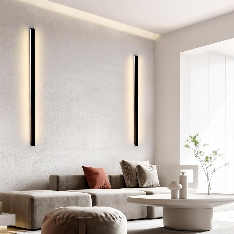 Nettlife aplique pared LED negro 2.5x4 15w