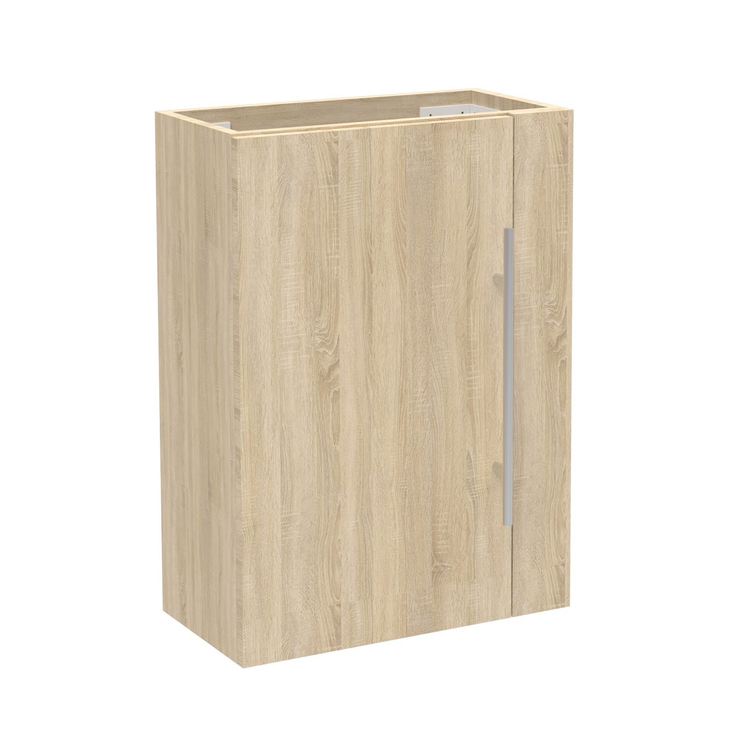 Mueble de baño aica, 44 x 23 x 60 cm,una puerta,roble