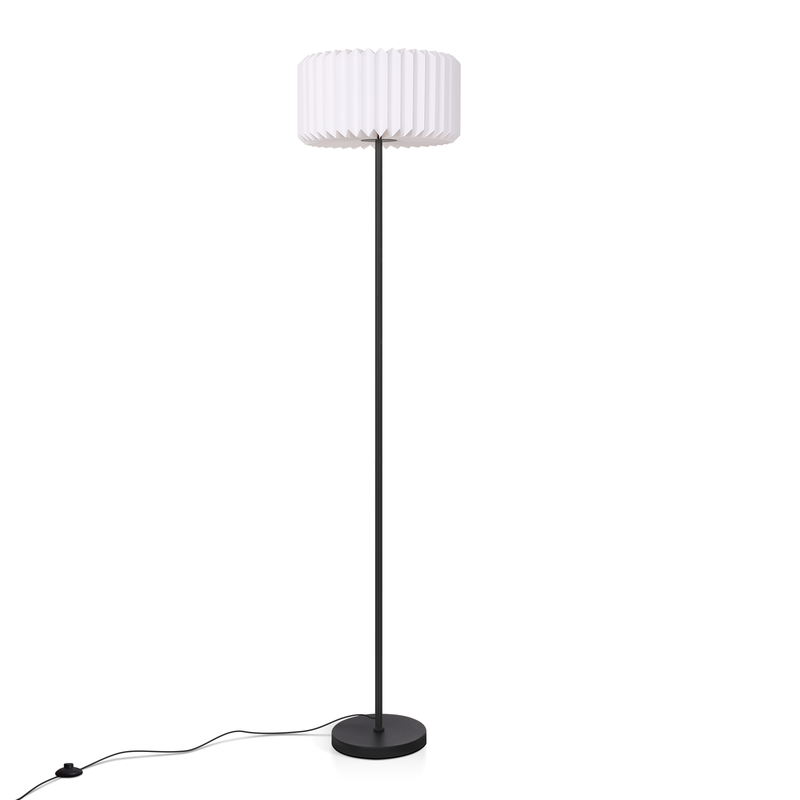 Nettlife lámpara de pie negra g9 35x35