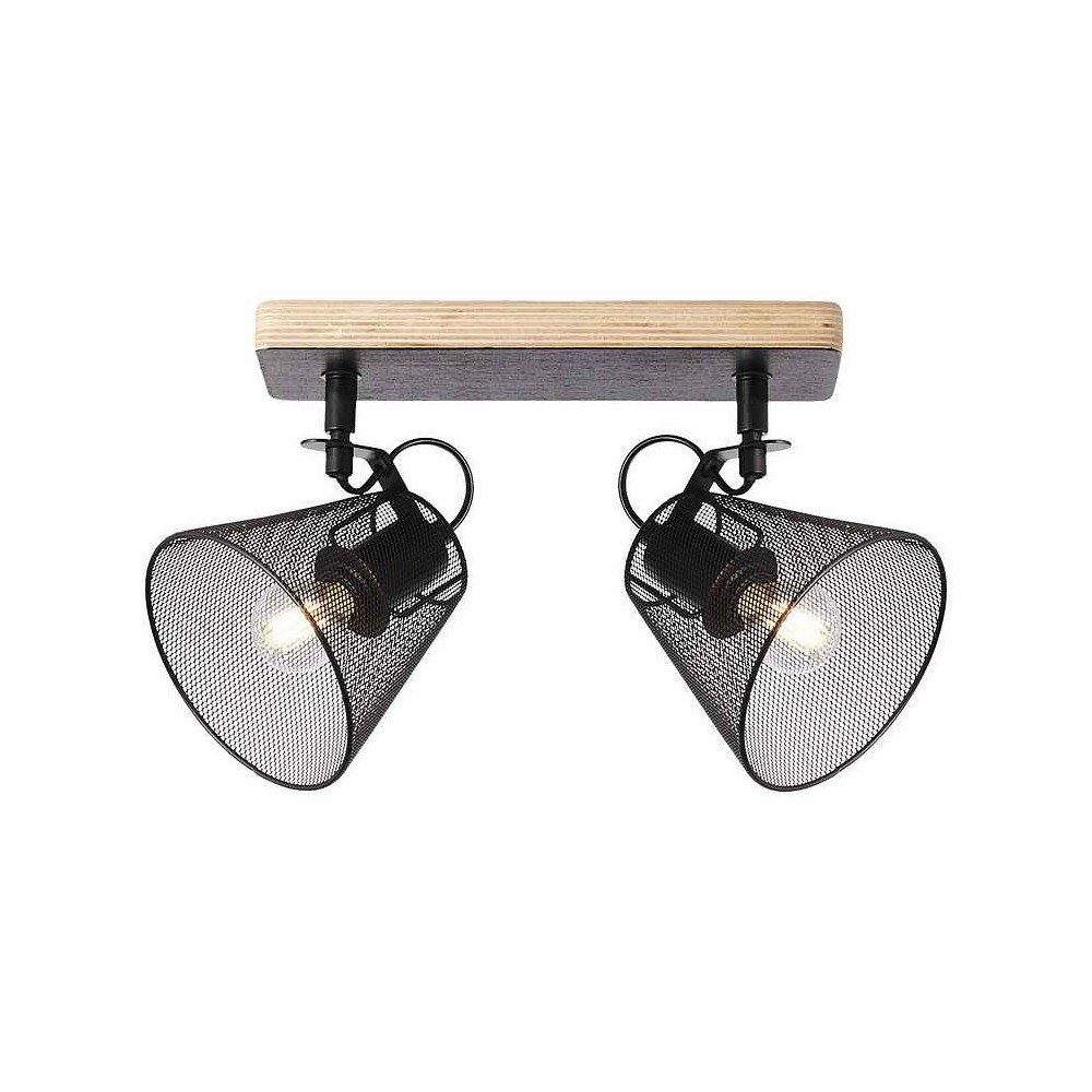 Aplique de pared utrech negro 0cm