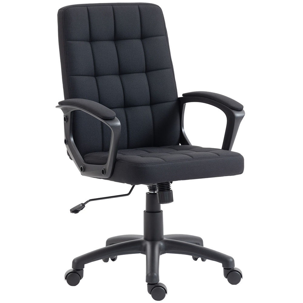 Silla de oficina 59x63x105.5 cm lino sintético vinsetto
