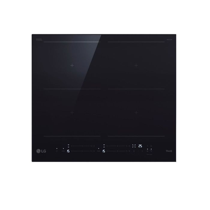 Lg cocina de inducción 60cm 4fuegos 7400w negro - cbiz2437b