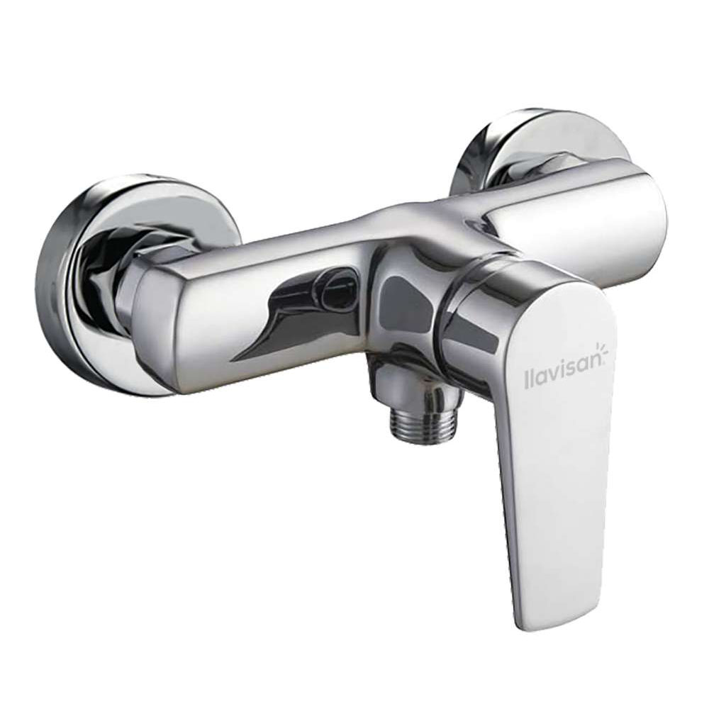 Kibath grifo de ducha monomando astro acabado cromo brillo de latón