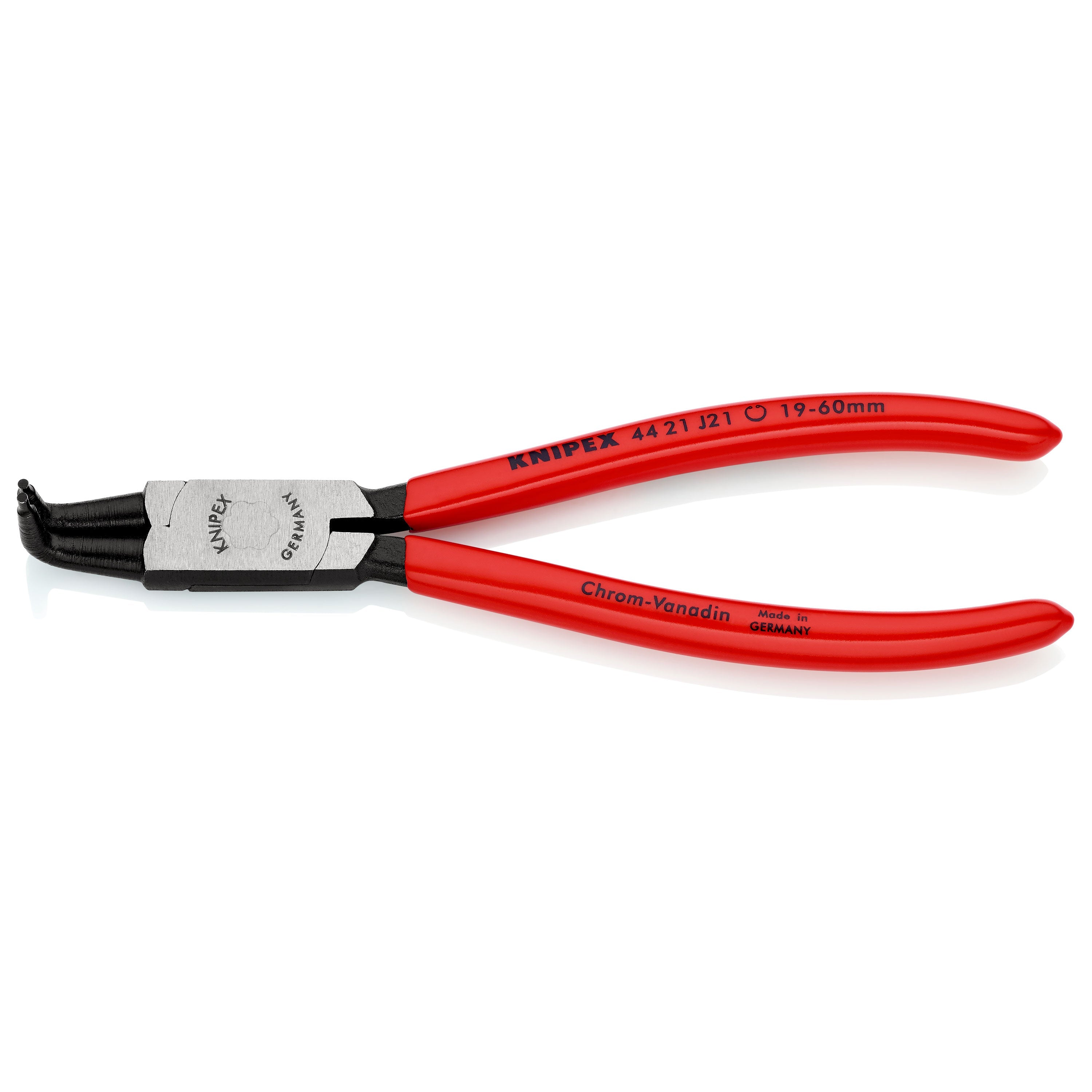 Knipex 44 21 j21 - alicate con boca a 90º para arandelas de 19 a 60 mm