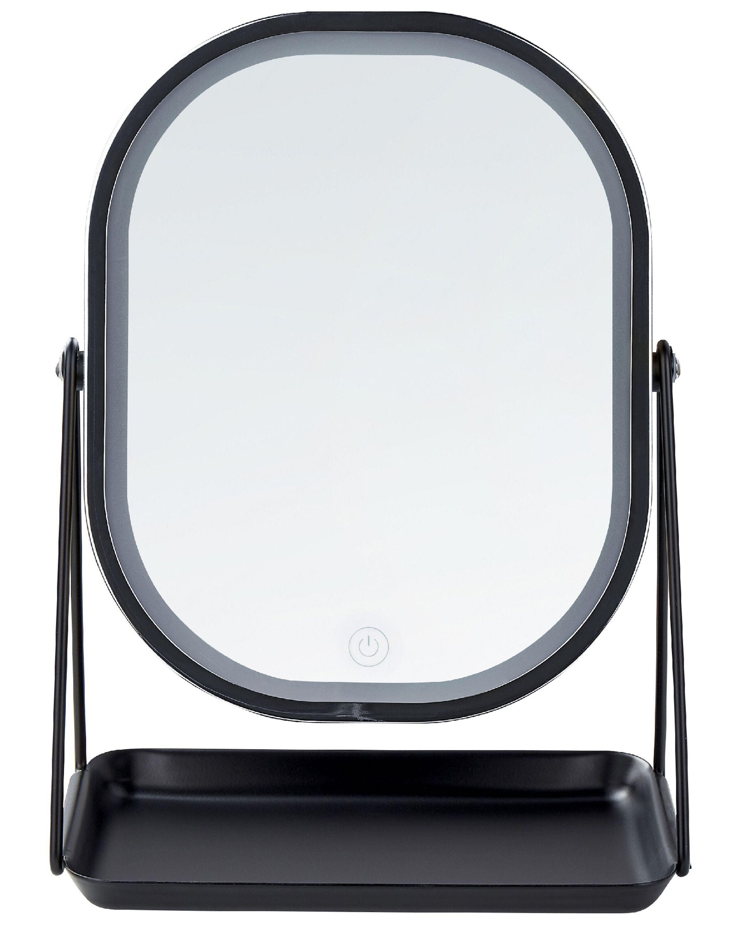 Espejo de maquillaje LED dordogne plateado