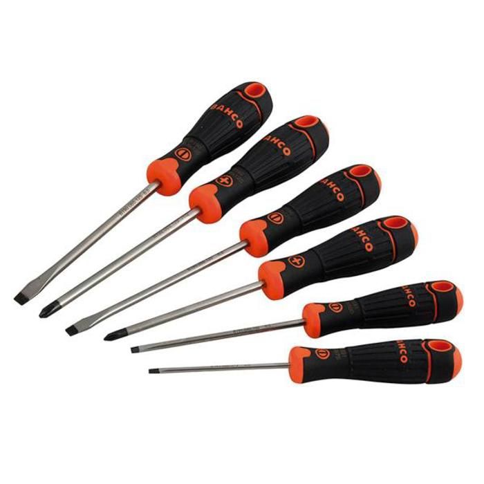 Juego de destornilladores bahco fit de 6, 450 g - b219.006