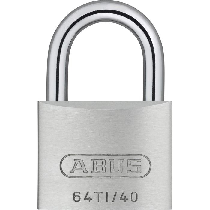 Cadenas 64 titalium abus - 30 x 49.5 x 13 mm - de doble cierre - 64ti/30 ka