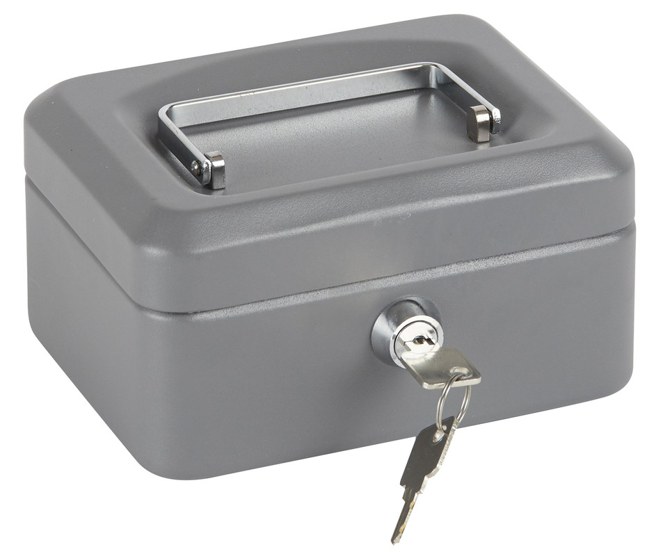 Arregui elegant c9216 caja caudales acero con bandeja, 15 cm ancho, gris